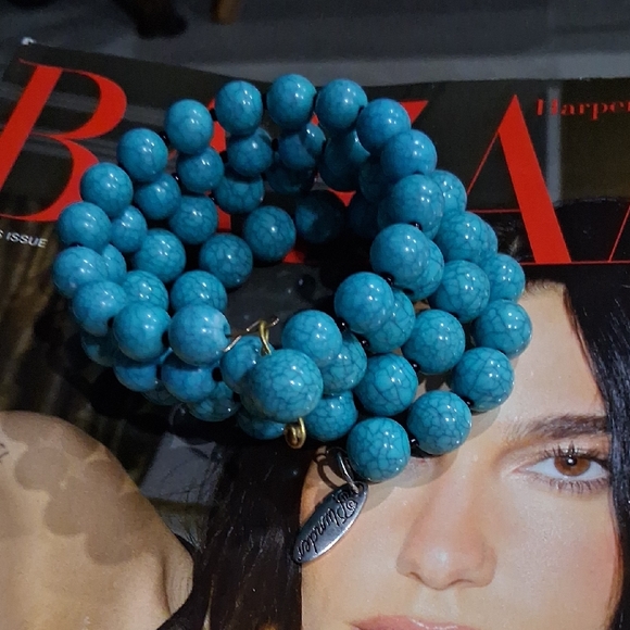 Turquoise Beaded Bracelet - Picture 1 of 14